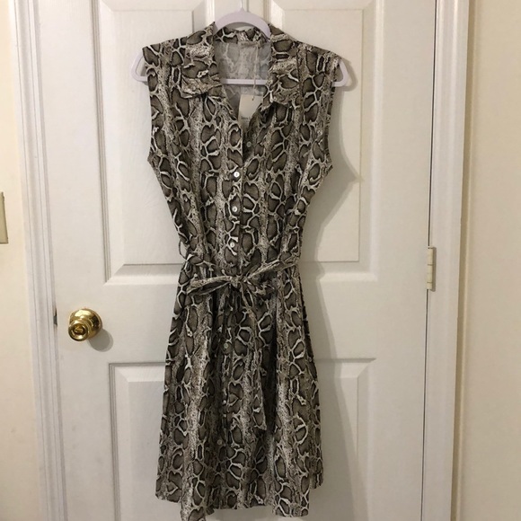 laura bianchi Dresses & Skirts - Laura Bianchi Snake Skin Python Print Dress